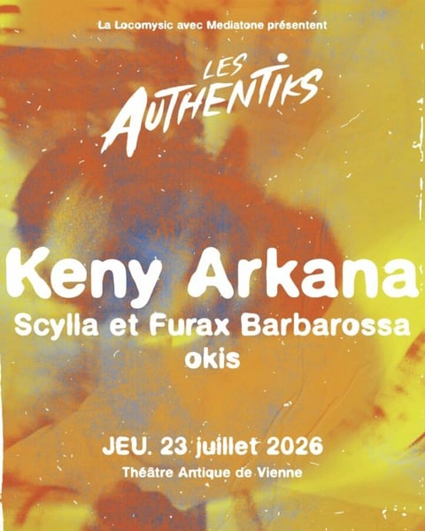 Festival les Authentiks 2026 affiche