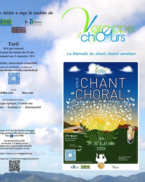 Festival Voreppe aux Chœurs 2026