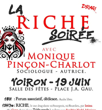 La Riche Journée — Monique Pinçon-Charlot à Voiron