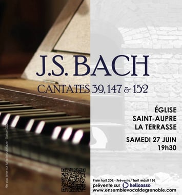 Cantates 39, 147 et 152 de J.S. Bach