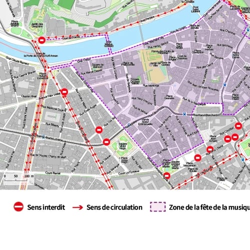 Plan de circulation FDLM Grenoble 2026