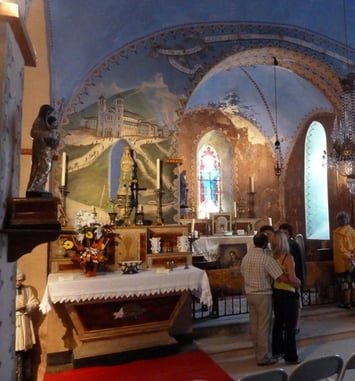 Visite de la chapelle de Grolée