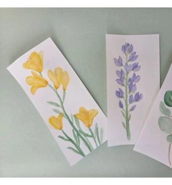 Atelier Marque-page à l'aquarelle