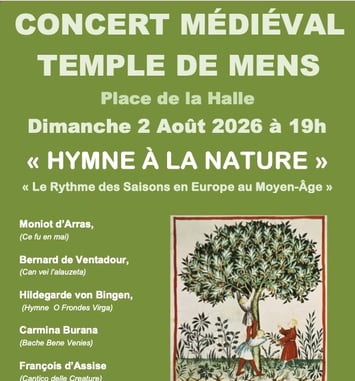 Hymne à la Nature — Concert médiéval