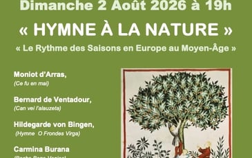 Hymne à la Nature — Concert médiéval