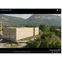 Projection de films dans l'auditorium