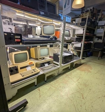 Visite du musée de l'informatique de Grenoble