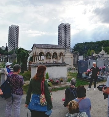 Grenoble, dans le tourbillon de l'ère napoléonienne, visite guidée au cimetière Saint-Roch par Mao Tourmen