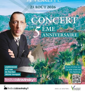 Concert anniversaire des 5 ans du Festival Stravinsky