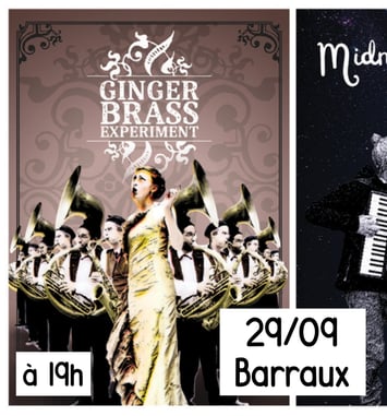 "Ginger brass experiment" et "Midnight caravan"
