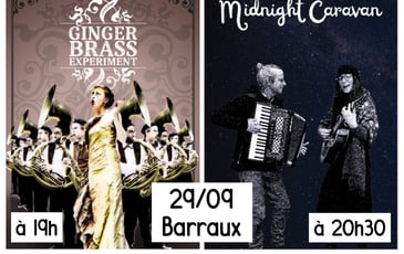 "Ginger brass experiment" et "Midnight caravan"