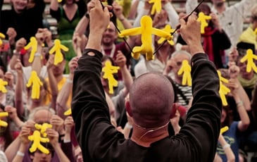 Le ballet du montreur | Festival Les P'tits Géants