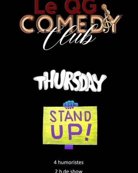 QG Comedy Club : Jeudi Stand up