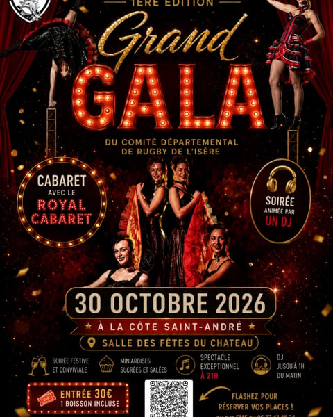 Royal Cabaret au Grand Gala du Rugby