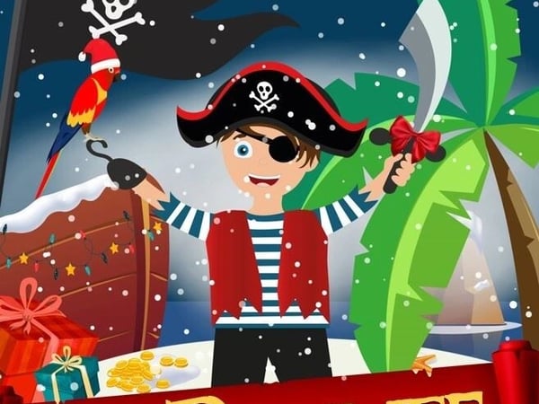 Le pirate et l'île de Noël