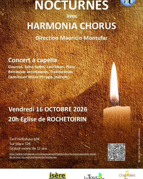 Nocturnes avec Harmonia Chorus
