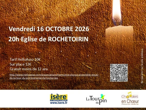 Nocturnes avec Harmonia Chorus