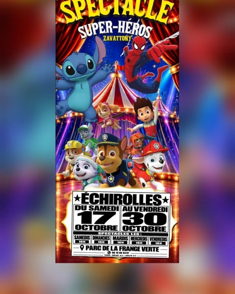 Super-Héros par le Cirque Zavattony