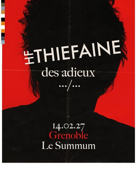 Hubert Félix Thiéfaine, Des Adieux
