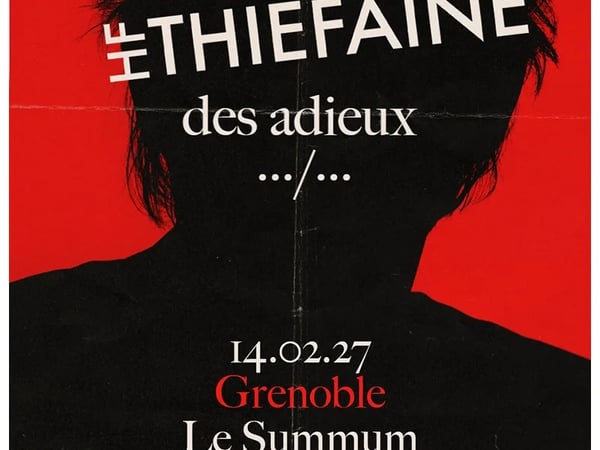 Hubert Félix Thiéfaine, Des Adieux